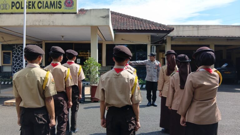 Polsek Ciamis Polres Ciamis Binluh Rutin Saka Bhayangkara Ciamia di Makopolsek