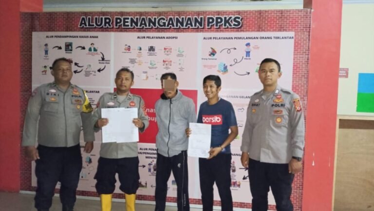 Polsek Wanaraja Amankan ODGJ Saat Patroli Malam