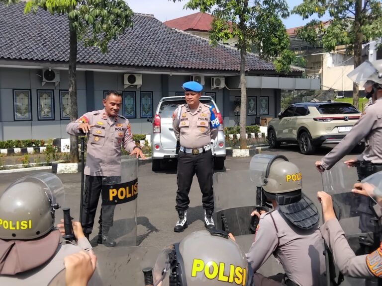 Latihan Dalmas Polres Ciamis Tingkatkan Kesiapsiagaan Personel, Wujud Profesionalisme dalam Menjaga Kamtibmas