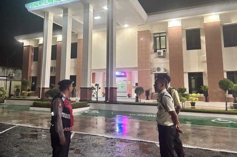 Sat Samapta Polres Ciamis Tingkatkan Patroli Biru di Objek Vital, Wujud Nyata Cipta Rasa Aman di Lingkungan Strategis