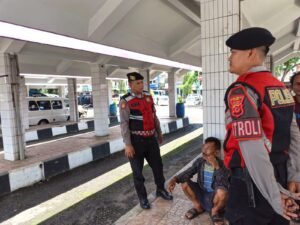 Patroli Dialogis Sat Samapta Polres Ciamis di Terminal, Wujud Kehadiran Polisi Antisipasi Gangguan Kamtibmas