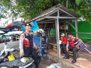 Patroli Dialogis Sat Samapta Polres Ciamis di Pangkalan Ojek Pasar, Wujud Kehadiran Polisi Jaga Keamanan Masyarakat