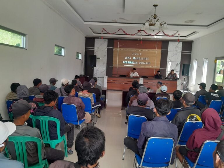 Pengamanan Rapat Pemilihan Ketua LMDH Mandalawangi, Polsek Panjalu Pastikan Proses Berjalan Aman dan Kondusif