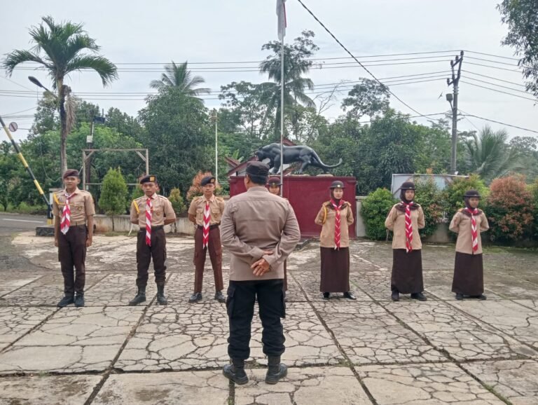 Pembinaan Saka Bhayangkara Polsek Sukadana, Wujud Peran Polisi Cetak Generasi Peduli Kamtibmas