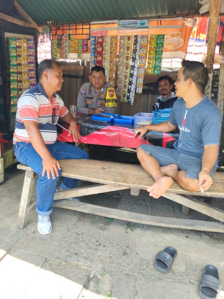 Perkuat Sinergitas, Polsek Ciamis Polres Ciamis Koorkom Kamtibmas Bareng Pengemudi Opang