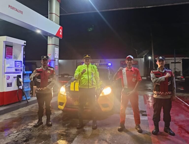 Patroli Dini Hari Sat Samapta Polres Ciamis Perkuat Pengamanan Objek Vital, Masyarakat Merasa Lebih Aman