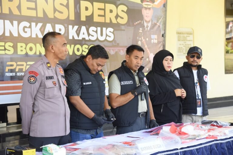Polres Bondowoso Ungkap Jaringan Narkoba 5 Tersangka Pengedar Diamankan