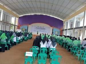 Perkuat Sinergitas, Polsek Rajadesa Hadiri Acara Halal Bi Halal Keluarga Besar PGMI