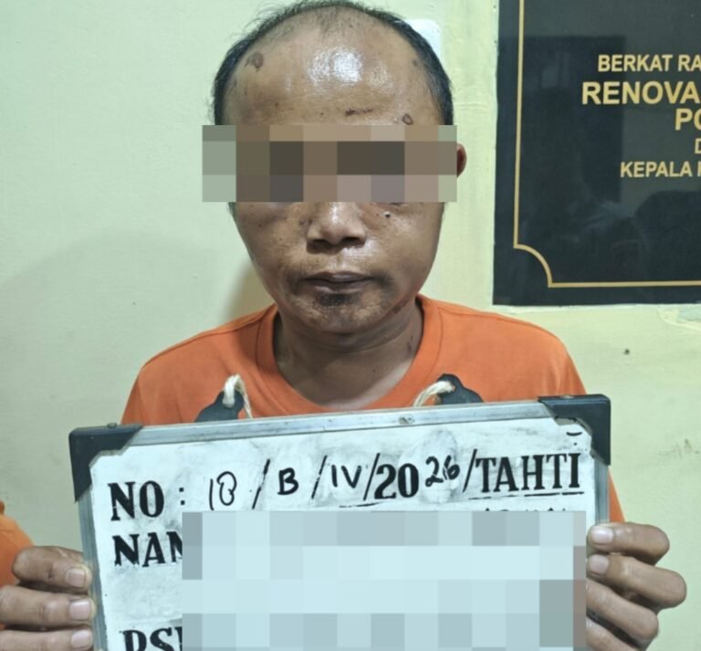 Satreskrim Polres Garut Tahan Tersangka Kasus Kekerasan Seksual terhadap Anak