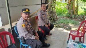 Berikan Rasa Aman, Polsek Lakbok Bersiaga Beri Pengamanan di Gereja Kristen Kerosulan Indonesia