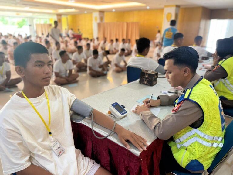 Pemeriksaan Kesehatan Tahap I Hari Ke-6 Calon Bintara Polri 2026 Polda Kaltim Berjalan Lancar