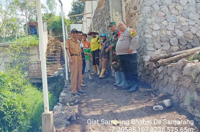 Bhabinkamtibmas Polsek Samarang Gencarkan Sambang dan Ngariung Kamtibmas, Ajak Warga Aktifkan Siskamling