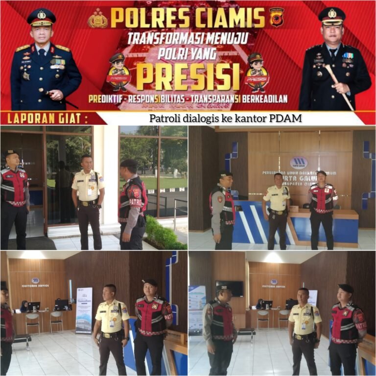 Cipkon Kamtibmas, Sat Samapta Polres Ciamis Patroli ke Area Pelayanan Masyarakat