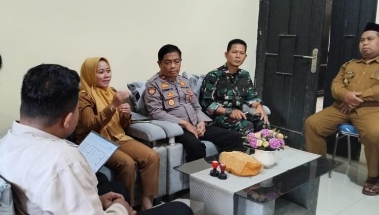 Perkuat Sinergitas, Polsek Sukadana Polres Ciamis Koorkom Kamtibmas Bareng Pemdes Margajaya