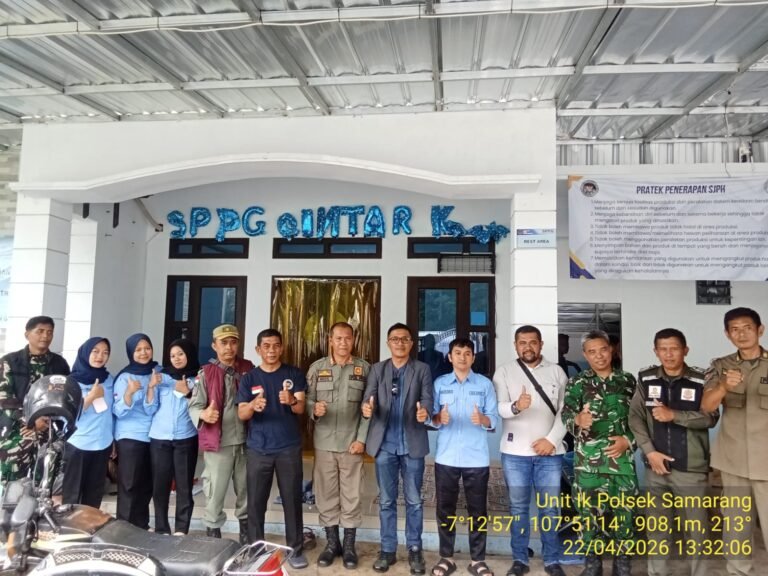 Forkopincam Samarang Monitoring dan Evaluasi Dapur MBG, Pastikan Standar Higienitas dan Pengelolaan Limbah