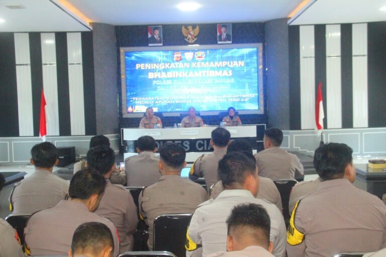 Polres Ciamis Tingkatkan Profesionalisme Bhabinkamtibmas melalui Pelatihan Peningkatan Kemampuan (Latkatpuan)