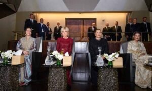 TRH Princesses Lalla Khadija, Lalla Meryem, & Lalla Hasnaa, Joined by Brigitte Macron, Attend Opening Show of Rabat Royal Theater
