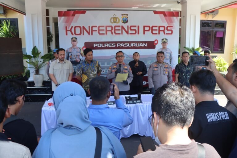 Polres Pasuruan Ungkap Tambang Andesit Ilegal di Purwosari, 5 Orang Ditetapkan Sebagai Tersangka