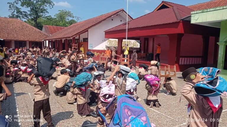 SDN 3 Kertasari Ciamis Gandeng BPBD, Bekali Siswa Pengetahuan Kebencanaan Sejak Dini