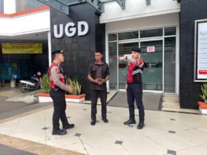 Patroli Dialogis di Objek Vital, Polres Ciamis Hadir Jaga Keamanan Lingkungan Rumah Sakit di Ciamis