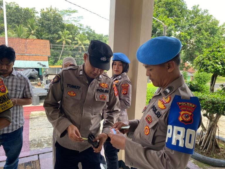 Apel Gaktiblin Polsek Cisaga, Wujud Pembinaan Disiplin Personel Demi Pelayanan Prima kepada Masyarakat