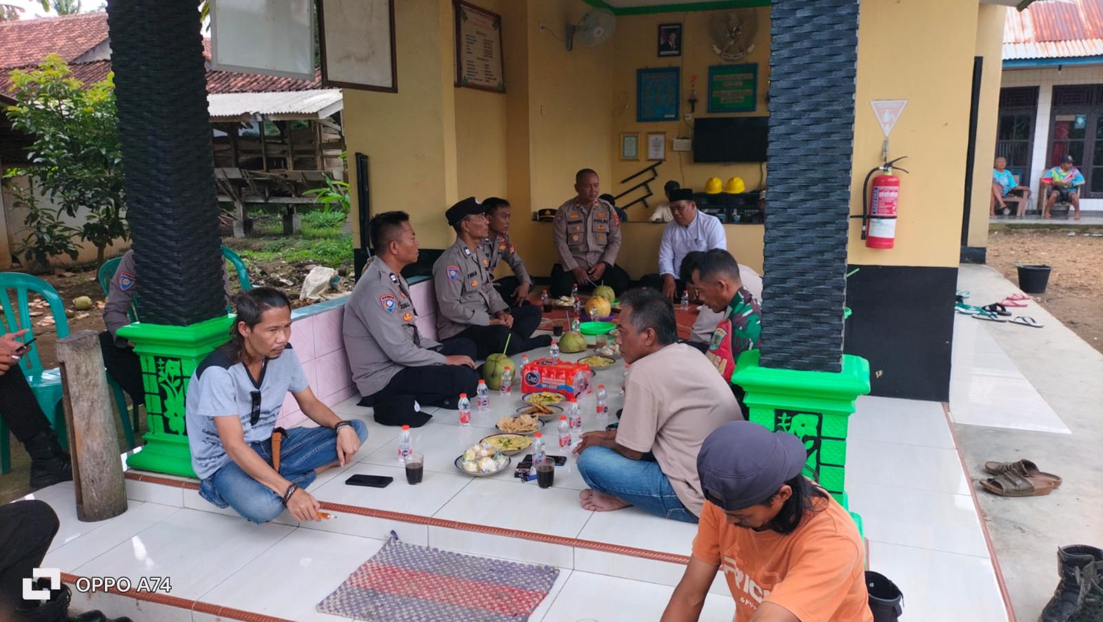 Sat Binmas Polres Ciamis Lakukan Kunjungan ke Satkamling di Wilayah Desa Kertajaya