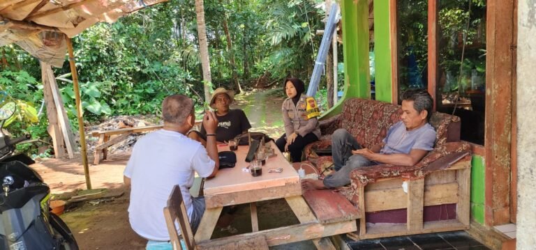Perkuat Sinergitas, Polsek Ciamis Intens Terjunkan Personel Koorkom ke Warga di Lawong