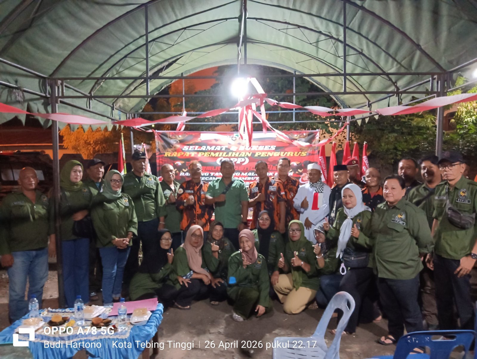 DPC. PPP-AD 0204/DS Hadiri Undangan Rapat Pemilihan Pengurus Ranting Pemuda Pancasila