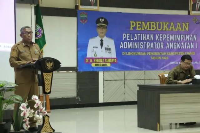 Sekda Ciamis Buka Pelatihan Kepemimpinan Administrator, Targetkan ASN Lebih Tanggap dan Solutif