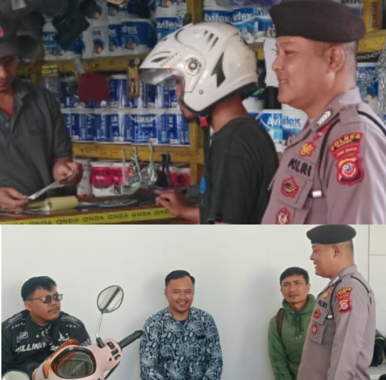 Polsek Samarang Giat Sosialisasi Penyebaran Maklumat Kapolda Jabar, Terkait Penanganan Premanisme Balapan Liar dan Geng Motor