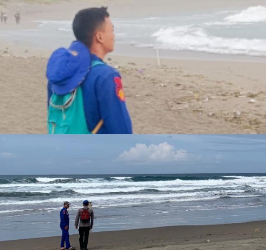 Nelayan Hilang di Perairan Cipunaga, Satpolairud Polres Garut Lakukan Pencarian Intensif