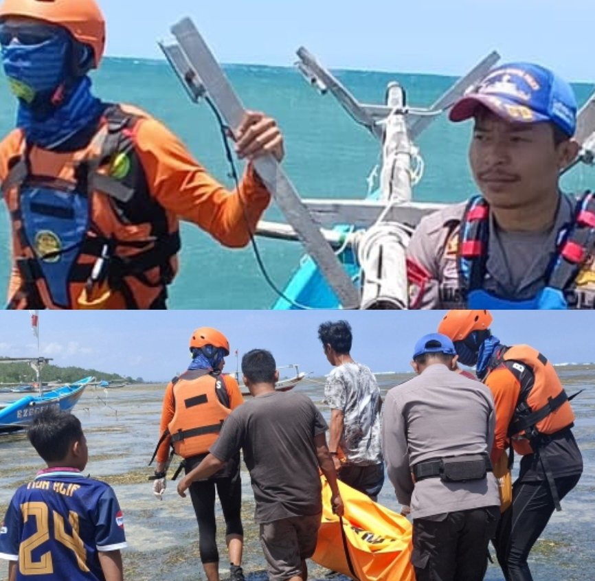 Sat Polairud dan Tim SAR Gabungan Temukan Nelayan Yang Hilang