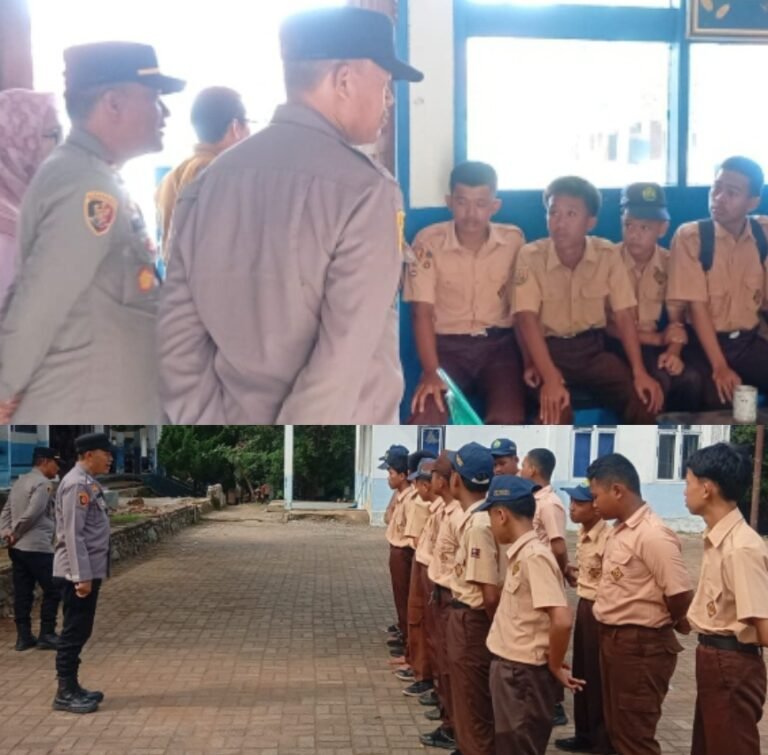 Polsek Cikelet Berikan Pembinaan Siswa SMPN 1 Cikelet, Tekankan Bahaya Kenakalan Remaja dan Geng Motor