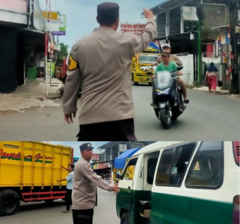 Guna Menjaga Kemacetan Dan Laka, Polsek Samarang Laksanakan Pengaturan Lalu Lintas Sore Hari