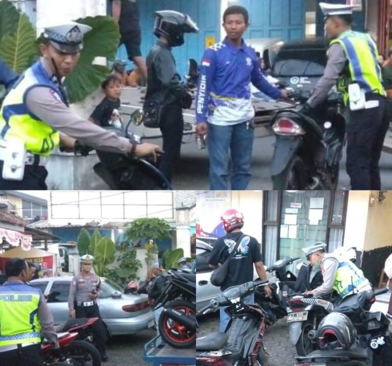 Gelar Operasi Gabungan, 15 Unit Pakai Knalpot Brong Di Amankan Polsek Samarang