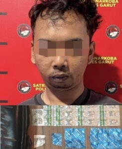 Satres Narkoba Polres Garut Ringkus Pengedar Obat Keras di Tarogong Kidul
