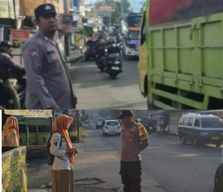 Polsek Samarang Sigap Atur Lalu Lintas Pagi Hari, Ciptakan Arus Lancar dan Aman di Titik Rawan