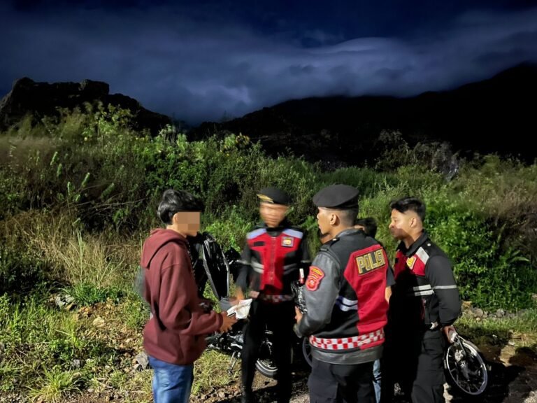 Patroli Sat Samapta Polres Garut Amankan 3 Pemuda Konsumsi Miras