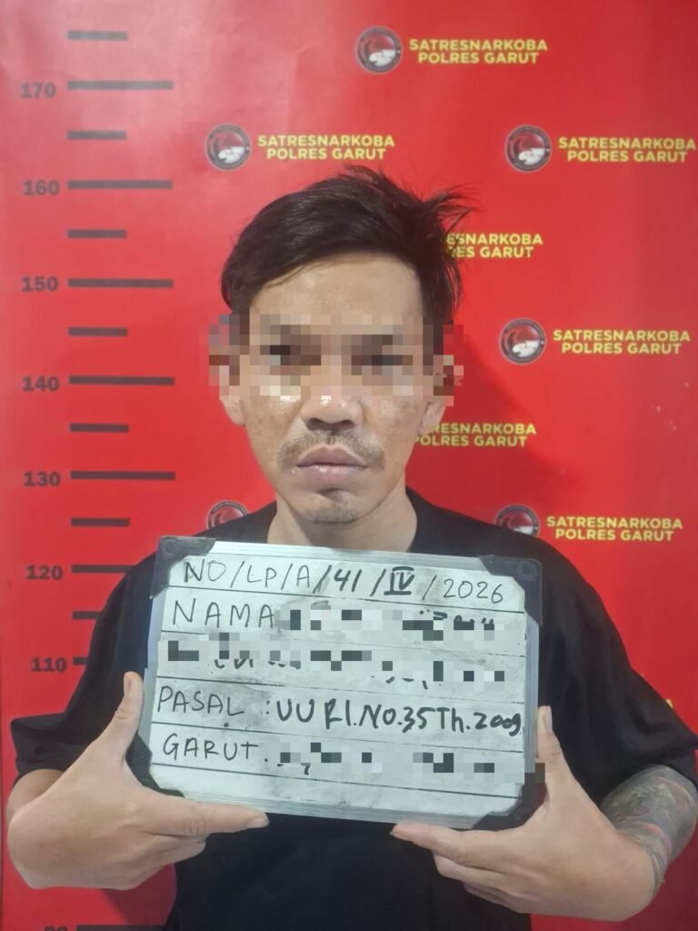 Sat Narkoba Polres Garut Bekuk Pengedar Sabu, Satu Pelaku Lain Masih Buron