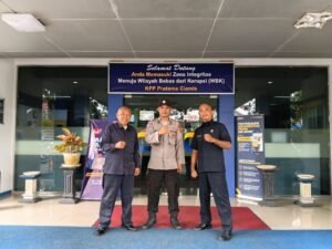 Cipkon Kamtibmas, Polsek Ciamis Polres Ciamis Asistensi ke Satpam Kantor Pajak Pratama Ciamis