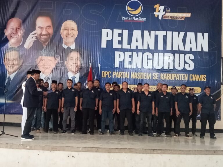 Pelantikan Pengurus DPC Partai NasDem Kabupaten Ciamis Periode 2025–2029