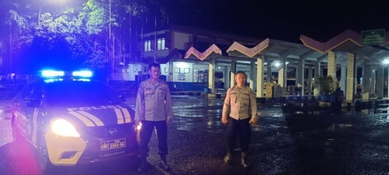 Polsek Ciamis Patroli Kamtibmas Pasca Pengumuman Kelulusan Siawa SMA Sederajat