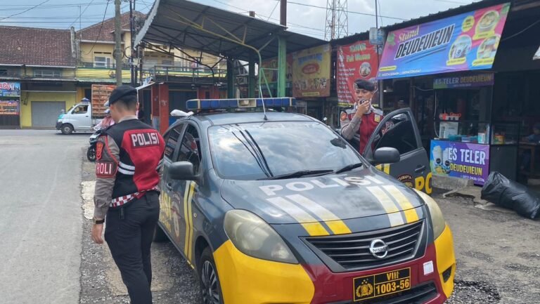 Polres Ciamis Intensifkan Patroli dan Himbauan Kamtibmas, Polisi Ajak Warga Waspada Kriminalitas di Area Pasar