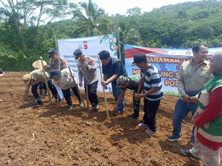 Gandeng Pemuda Muhammdiyah, Polres Ciamis Tanam Jagung Wujudkan Ciamis Swasembada Pangan