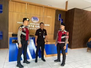 Patroli Dialogis Sat Samapta Polres Ciamis Perkuat Pengamanan Objek Vital di PDAM Tirta Galuh