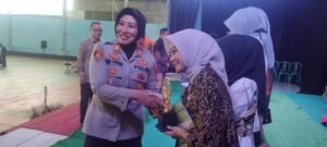 Polsek Kawali Polres Ciamis Hadiri Kegiatan Pelepasan Siswa Kelas XII SMAN 1 Kawali
