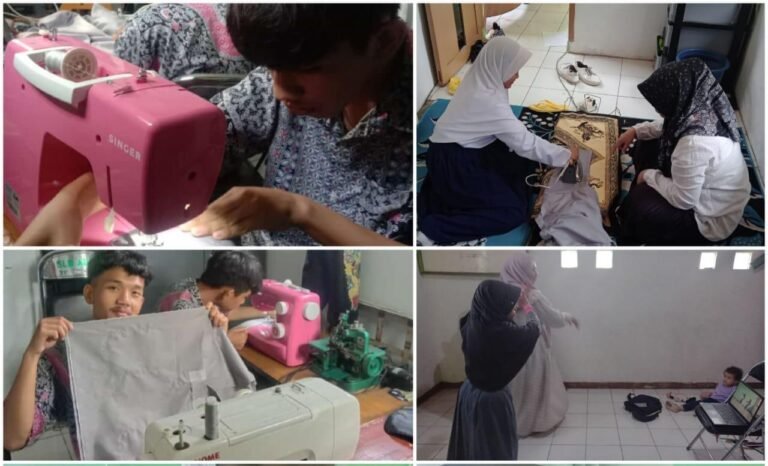 SLB AN-NAJAAT Sukasono Sukawening Garut Dorong Kreativitas dan Kemandirian Siswa Lewat Pelatihan Menjahit