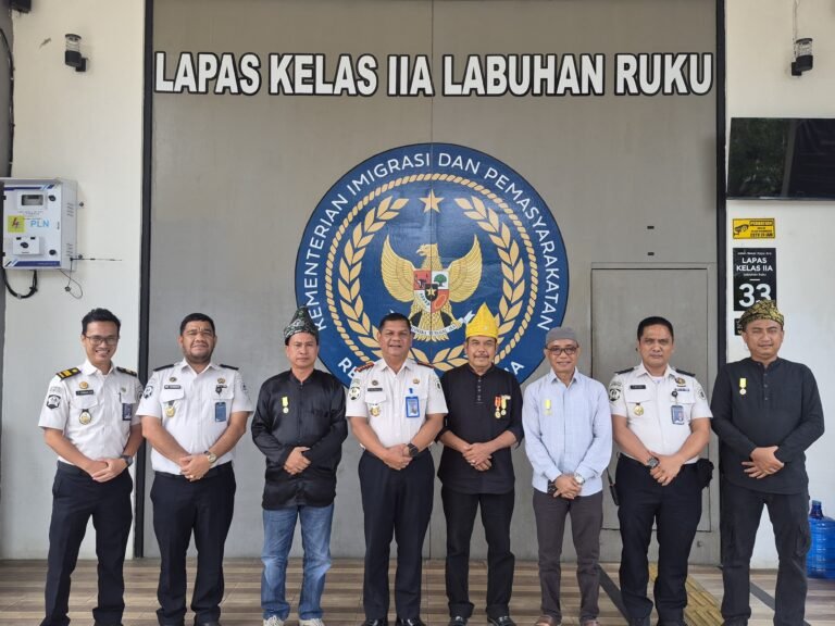 Sinergi Positif Lapas Labuhan Ruku Terima Kunjungan Audiensi Majelis Kedatukan Melayu Batu Bara
