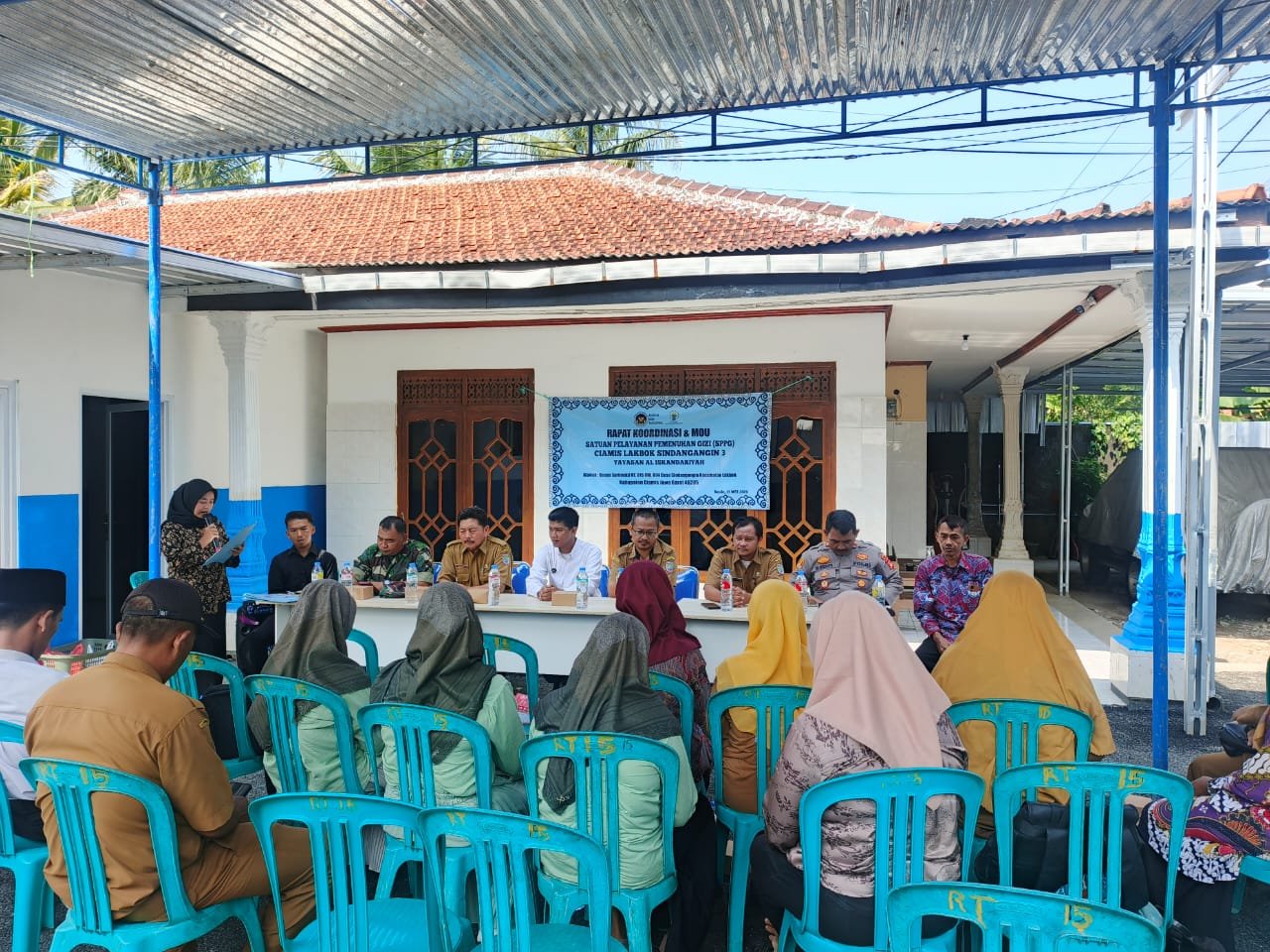 Kapolsek Kawali Perkuat Sinergitas dan Himbauan Kamtibmas dalam Rakor Tingkat Kecamatan Lumbung