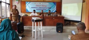 Polsek Rajadesa Monitoring Loka Karya Mini Bidang Kesehatan di PKM Rajadesa